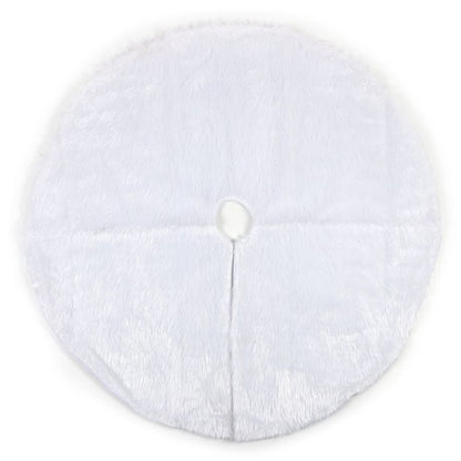 Christmas White Fur Tree Skirt