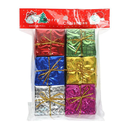 5cm Shiny Gift Presents Decoration 6530-7 (6pcs)