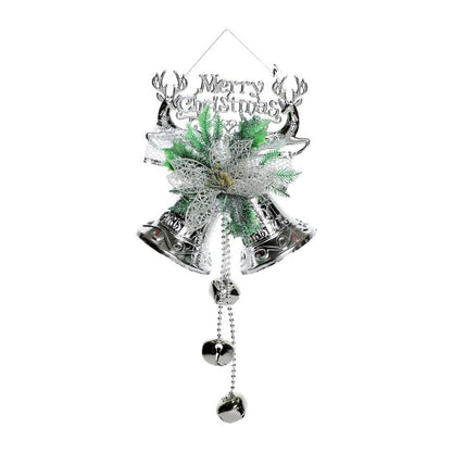 Christmas Reindeer Twin Bell Decoration (assorted)