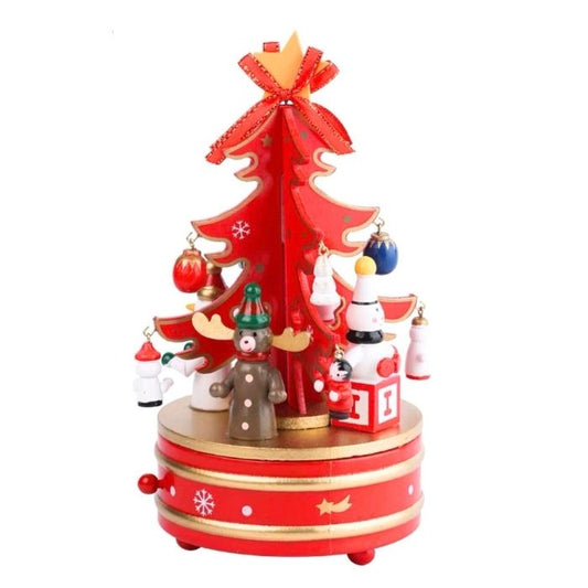 10.5x22cm Turning Christmas Tree Y01355
