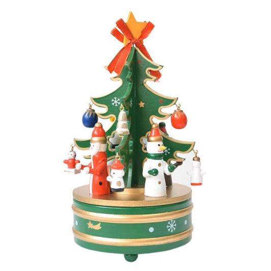 10.5x22cm Turning Christmas Tree Y01355