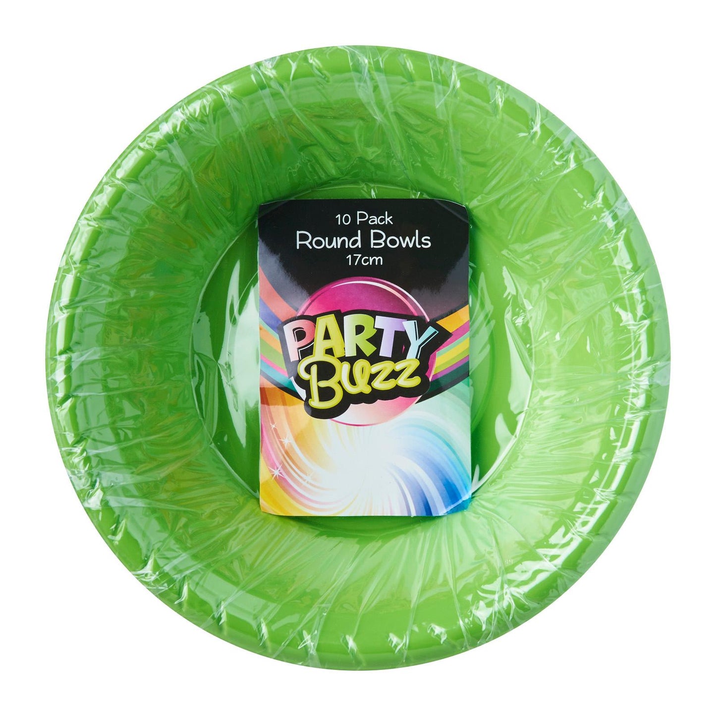 17cm Solid Color Plastic Bowls