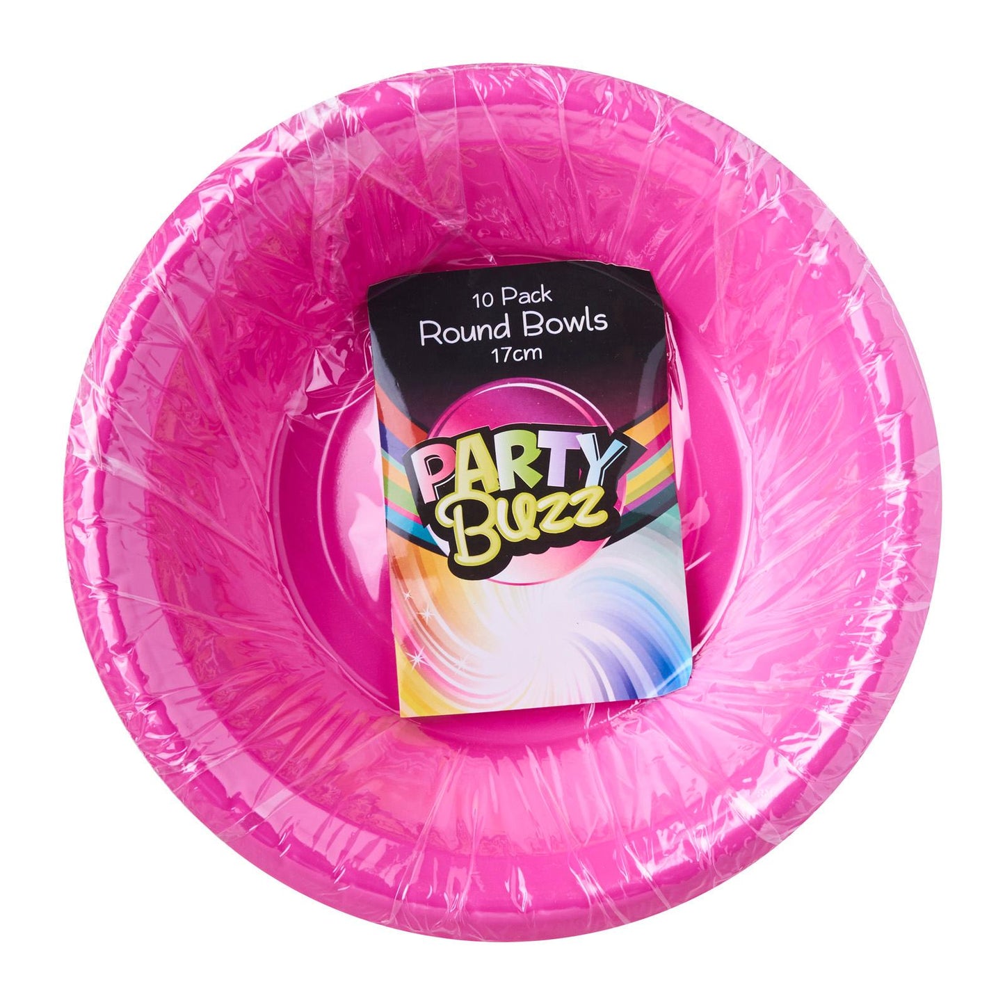 17cm Solid Color Plastic Bowls