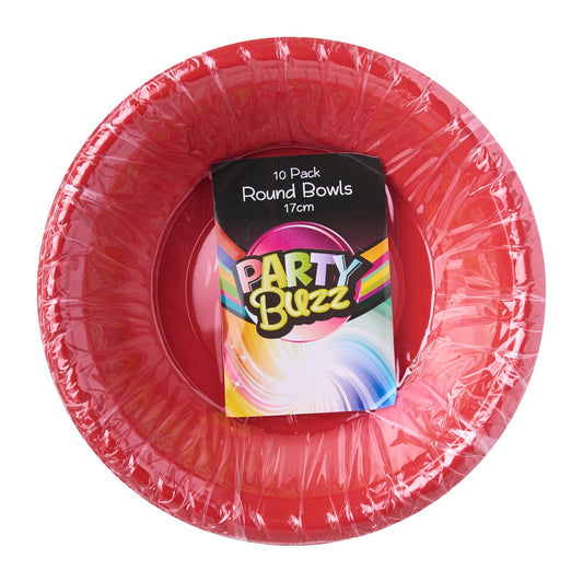 17cm Solid Color Plastic Bowls