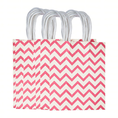 21cm X 27cm X 11cm Wave Kraft Paper Bag