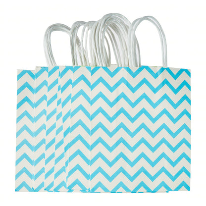 21cm X 27cm X 11cm Wave Kraft Paper Bag