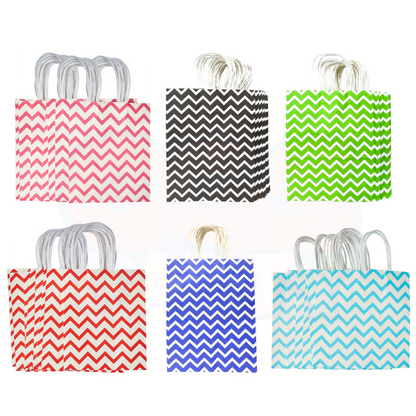 21cm X 27cm X 11cm Wave Kraft Paper Bag