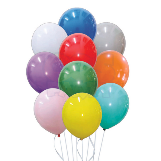 10 Pc Helium 12 Inch Latex Balloon