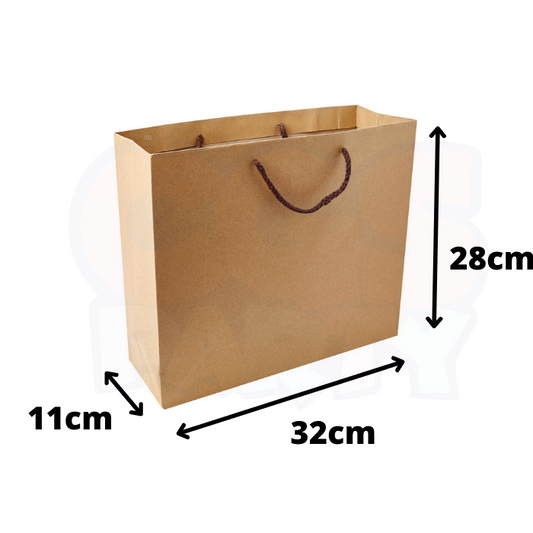 32cm X 28cm X 11cm Brown Paper Bag