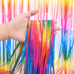Rainbow Tassel Fringe Party Backdrop