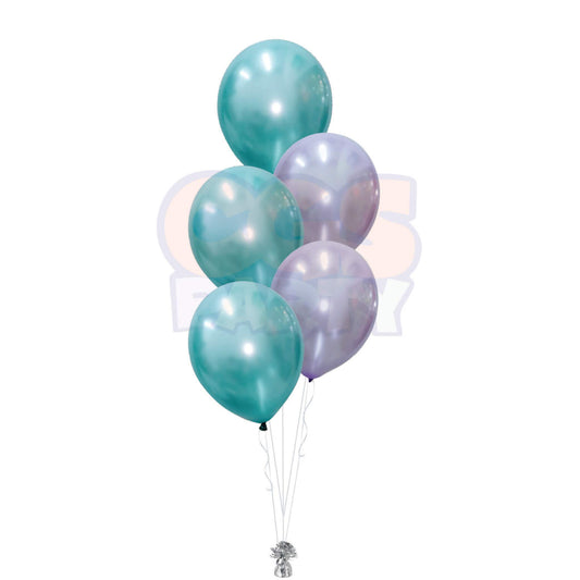 5 Pc Helium Latex Balloon Bouquet