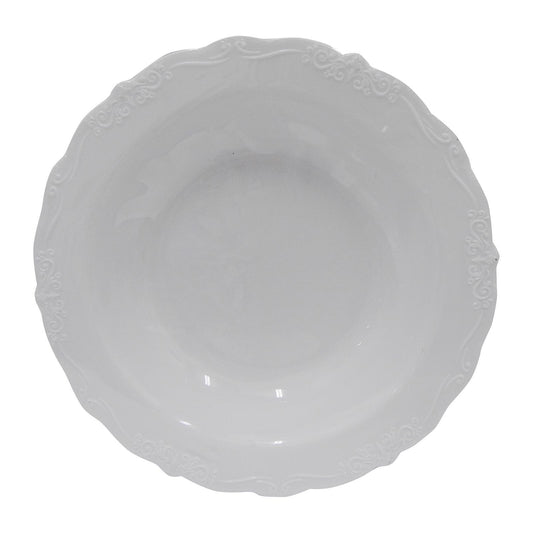 Embossed Vintage Plastic Bowls (6pcs)