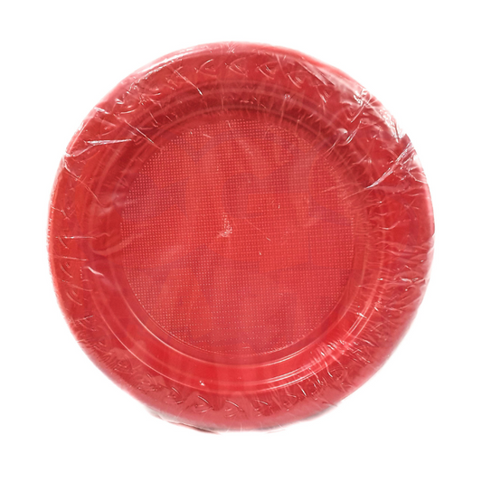 Plastic Plates (Red)