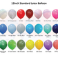 10 Pc Helium 12 Inch Latex Balloon