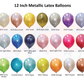 10 Pc Helium 12 Inch Latex Balloon