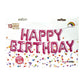 16inch Happy Birthday Foil Balloon Banner Set
