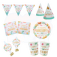 Floral Birthday Theme Tableware