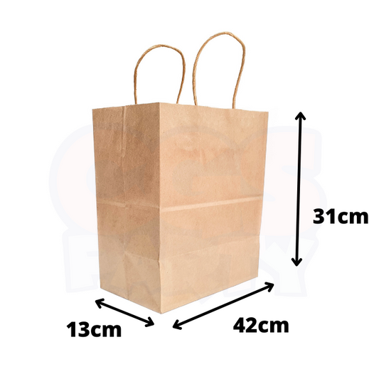 42cm x 31cm x 13cm Kraft Paper Bag