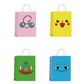 15cm X 21cm X 8cm Pokemon Kraft Paper Bag