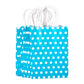 15cm x 21cm x 8cm Polka Dots Kraft Paper Bag