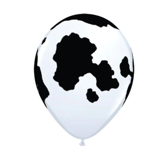 12 Inch Latex Balloon (Cow Print)