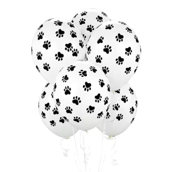 12 Inch Latex Balloon (Paw Print)