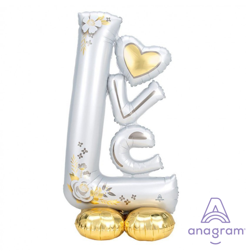 58inch Wedding Love A42465 AirLoonz Foil Balloon