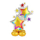 42inch Foil Balloon Display TX-043 (Rainbow Star)