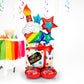 55inch Stacked Birthday A42450 AirLoonz Foil Balloon