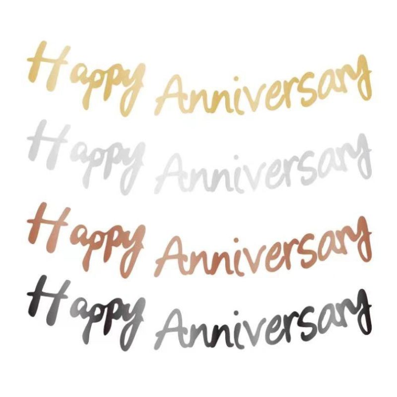Happy Anniversary Shiny Banner JQ80523