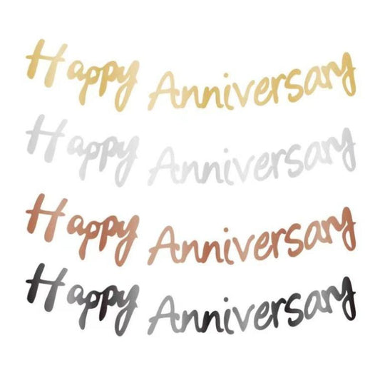 Happy Anniversary Shiny Banner JQ80523