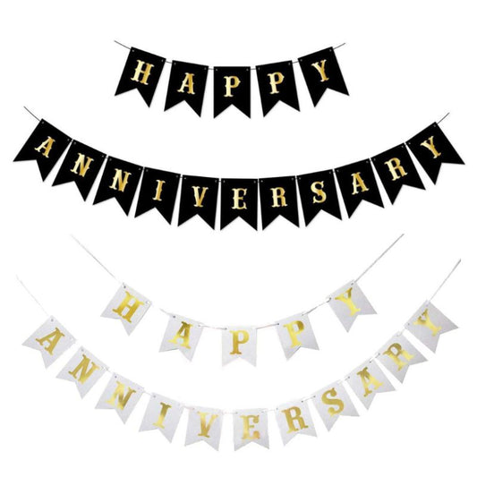 Hotstamp Happy Anniversary Banner