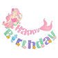 Happy Birthday Mermaid Banner