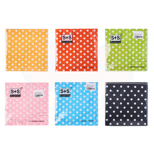 Polka Dot Square Napkins